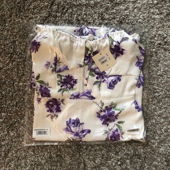 NWT Favorite Daughter The One That Got Away Dress - Purple Bouquet - Picture 4 of 6